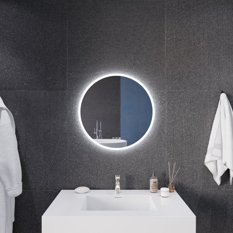  Miroir de salle de bain ANZZI, 24 po x 24 po