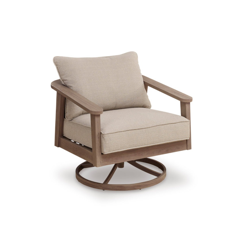 Fauteuil pivotant avec coussin Francis Beach
