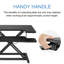 Giorgio Adjustable Metal Base Standing Desk Converter