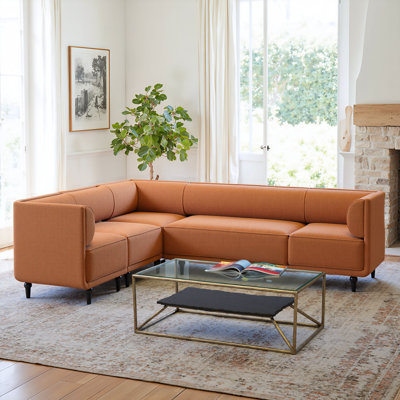 Chaise de coin Malben - brun