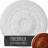 Endurathane Granada Ceiling Medallion, 19"OD x 1 1/2"P (Fits Canopies up to 7 1/8"), Hand-Painted Warm Silver Finish-28580404