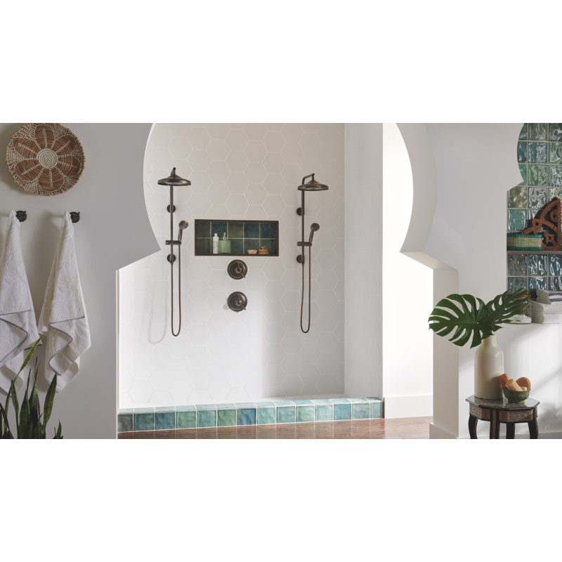 Essential™ 18" Euro Round Shower Column