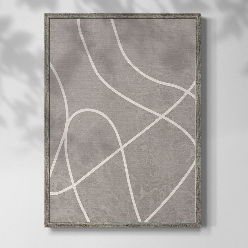 Fissures I Framed Print - Solid Wood, 21" H x 17" W