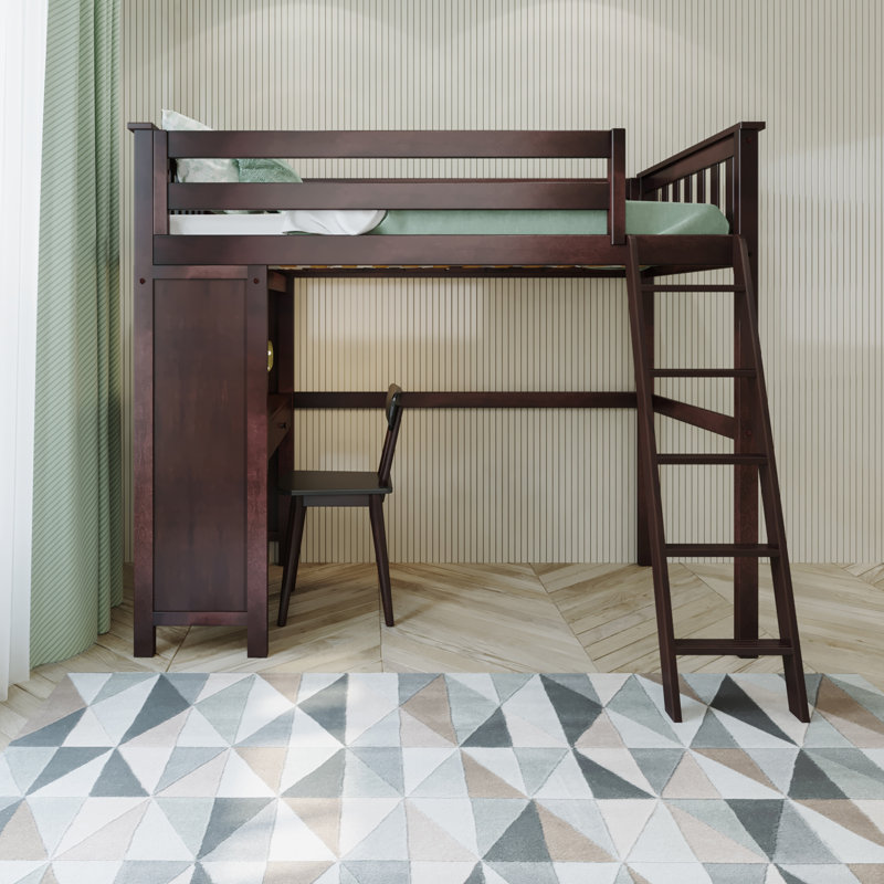 Buhl Kids Twin Loft Bed, Espresso