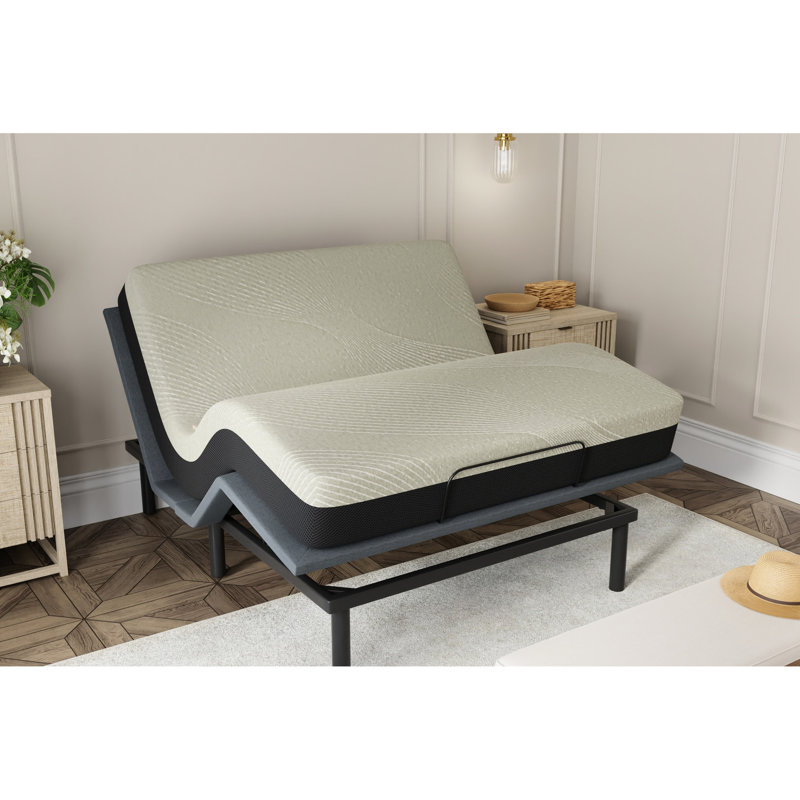 Firm Queen Bed Mattress With Gel Foam And Convoluted Layer 8 Inch Soft