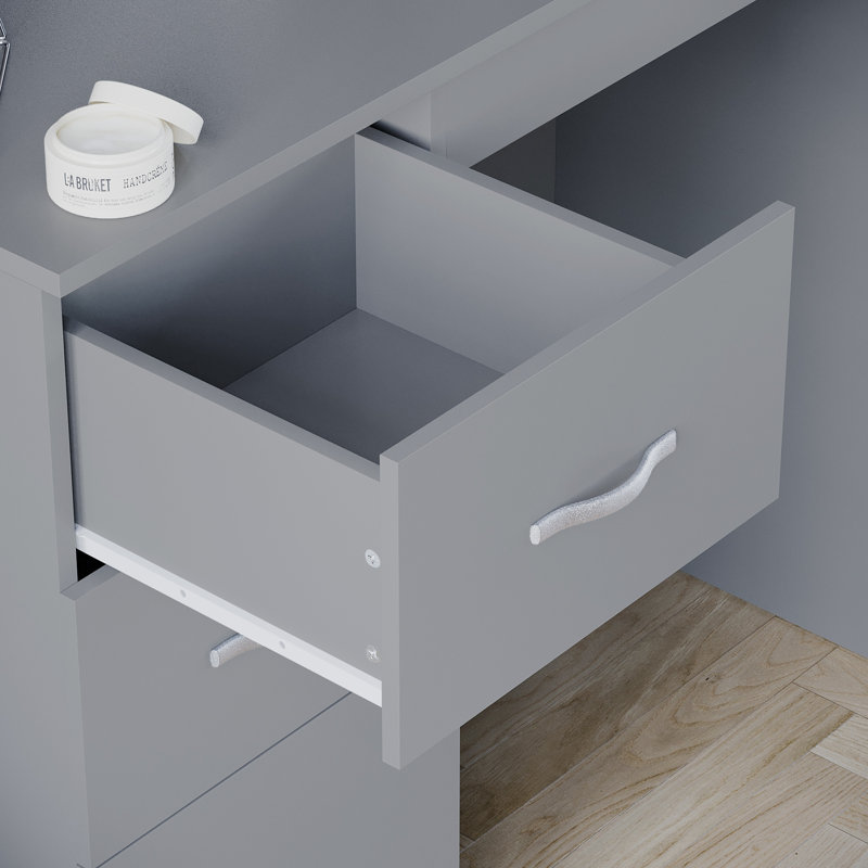 Castleford Dressing Table, Grey