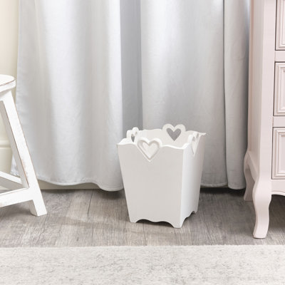 Lark Manor Chalfant Solid Wood Decorative Bin