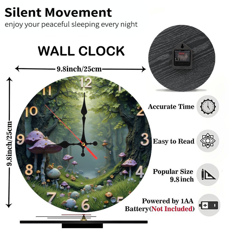 Horloge champignon