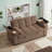 65"W Convertible 3 in 1 Sofa Bed, Vincy Pull Out Couch Loveseat Sleeper with Side Table&USB&Type-C Ports&Storage Armrests-948915941