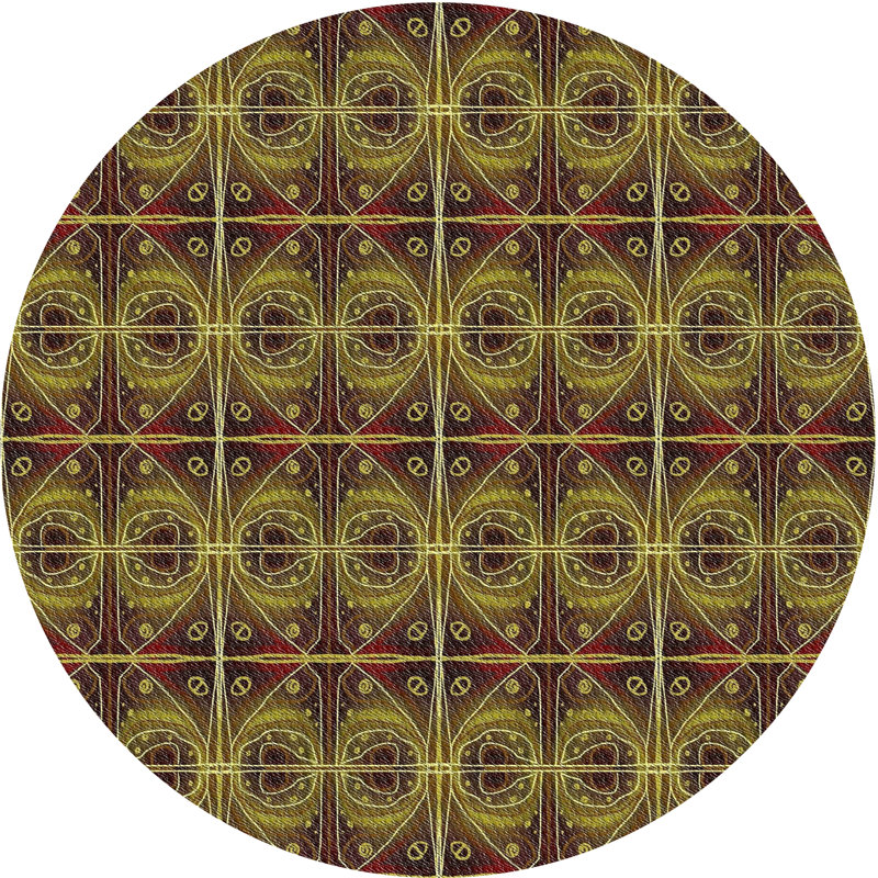 Wool Indoor Rug, Round 7'