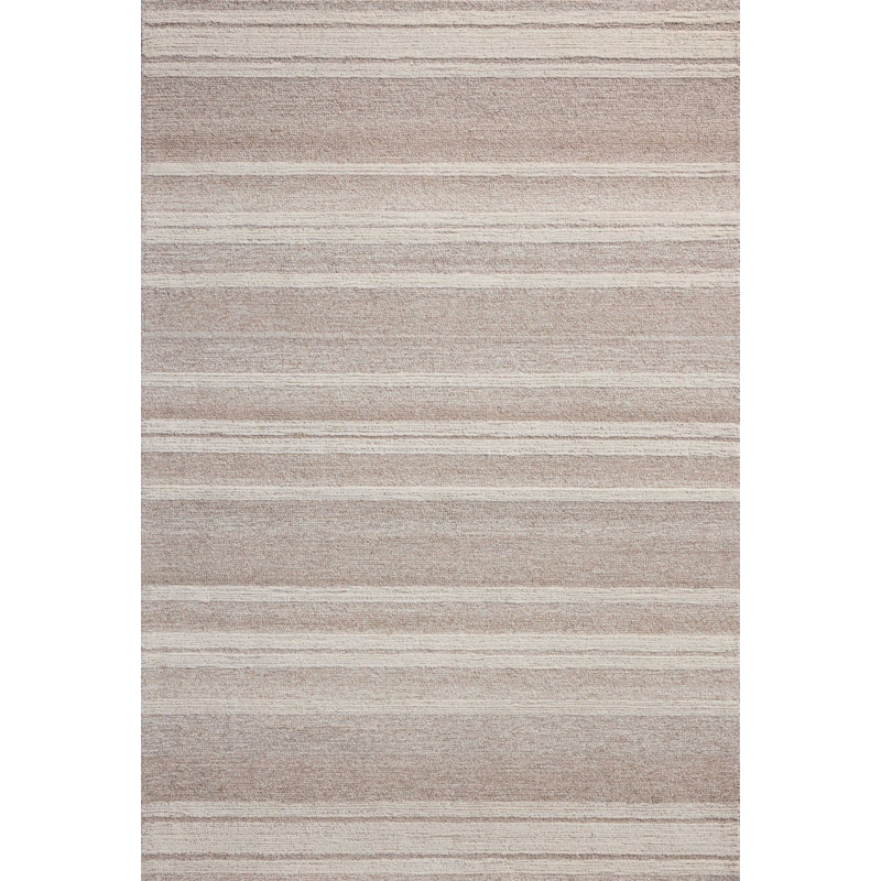 Tapis argile / ivoire Magnolia Home par Joanna Gaines x Loloi Rae, Rectangle 2 pi 3 po x 3 pi 9 po