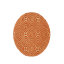 Stylish & Durable Marla Hand Tufted Wool Geometric pattern Indoor Orange Rectangle Round Area Rugs-29691851
