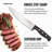 Farberware 22-Piece Never Needs Sharpening Triple Rivet Stainless Steel Knife Block and Kitchen Tool Set