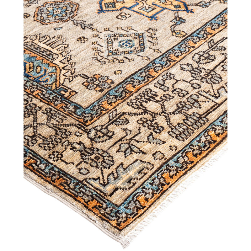 Serapi One-of-a-Kind 3' 11" X 6' 2" Hand Knotted Area Rug