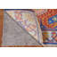 Tapis de couloir indien bleu 3 x 3