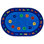Circletime Early Learning Classroom Seating KID$Value Plus Tufted Blue Area Rug