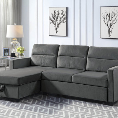 Phenex Seaside Style Reversible Sleeper Sectional Sofa