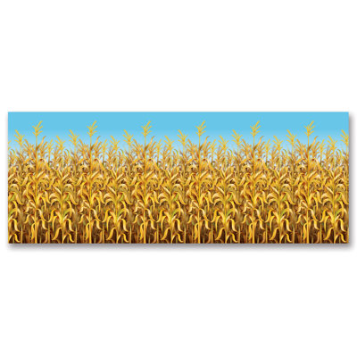Cornstalks Backdrop - 4' x 30' - Pack of 6