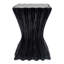 Table d'appoint d'extérieur, table de bout Wave Design, table d'appoint décorative, tabouret de jardin en béton léger pour patio