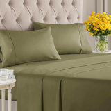 4 Piece 100% Cotton 400 Thread Count Hotel Quality Bed Sheet Set