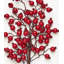 24" Artificial Red Berries Holiday Spray