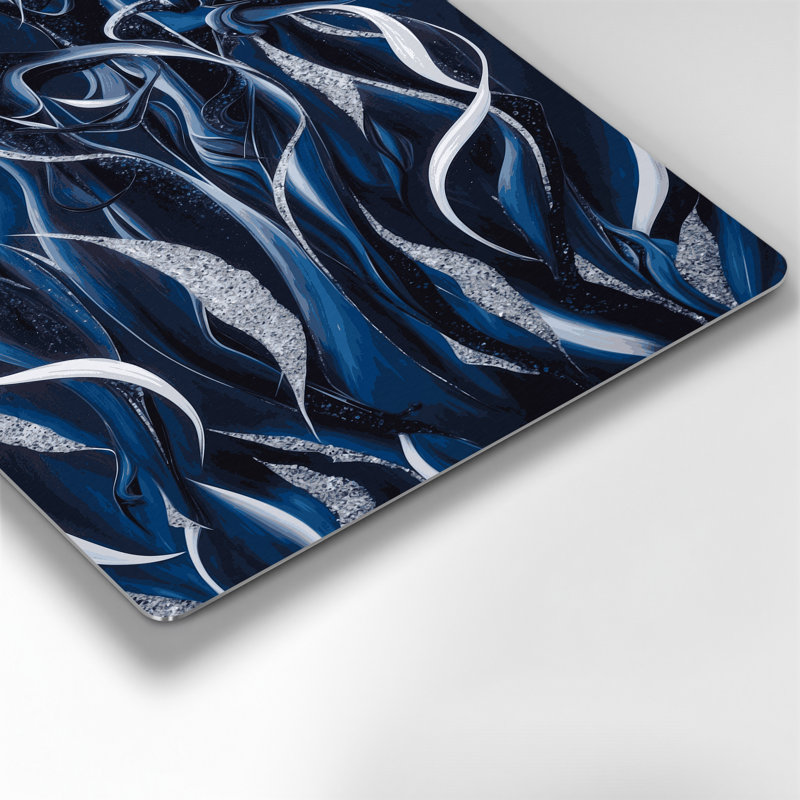 Art mural abstrait gris 44, H 20 po x l 24 po