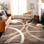 Devonshire Abstract Brown/Grey/Cream Area Rug-779976600