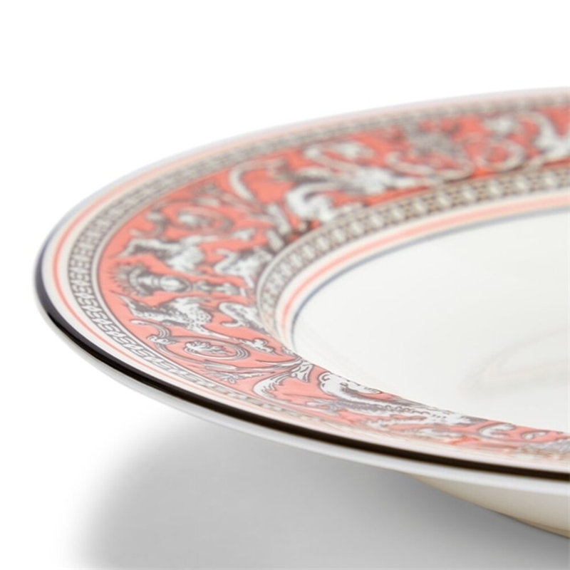 Wedgwood Florentine Colours Rim Soup 8.9In, Orange