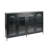Solstice Sideboard Cabinet with Storage Shelves and Arched Glass Doors