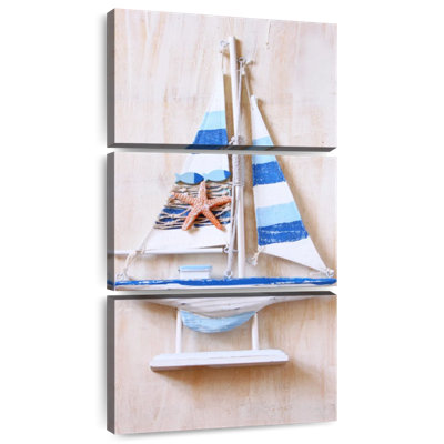 Blue Wooden Boat