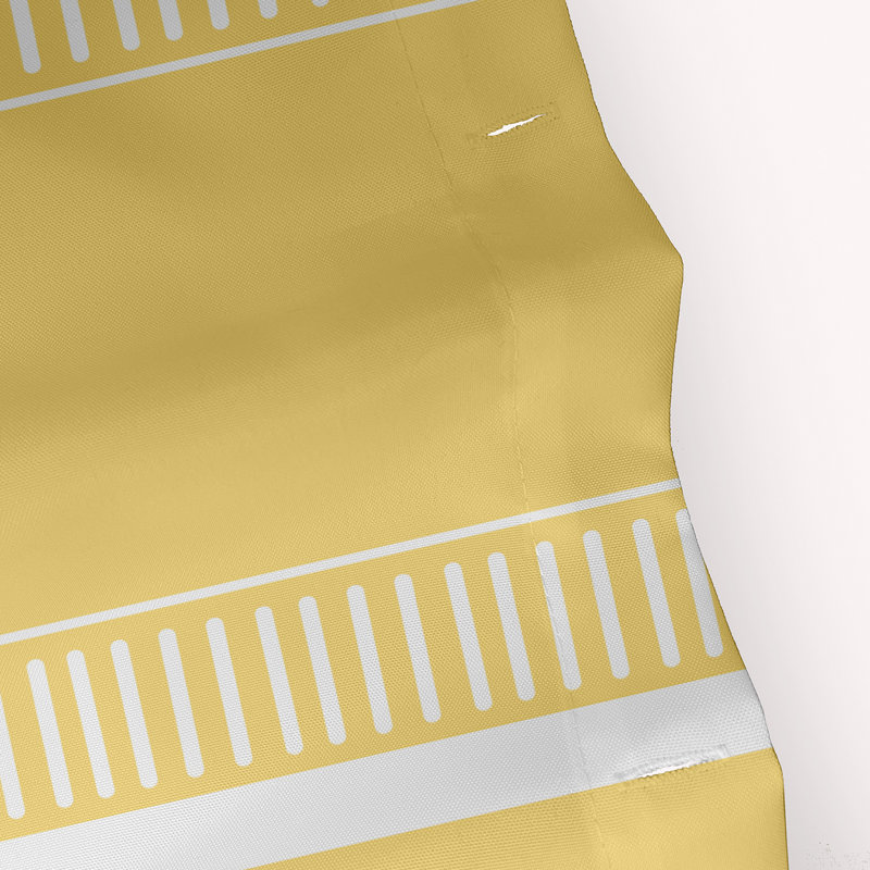 Rideau de douche simple Altrice, Jaune