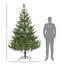 Arbre de Noël artificiel à charnière 7 pi avec 2901 pointes-1754074948