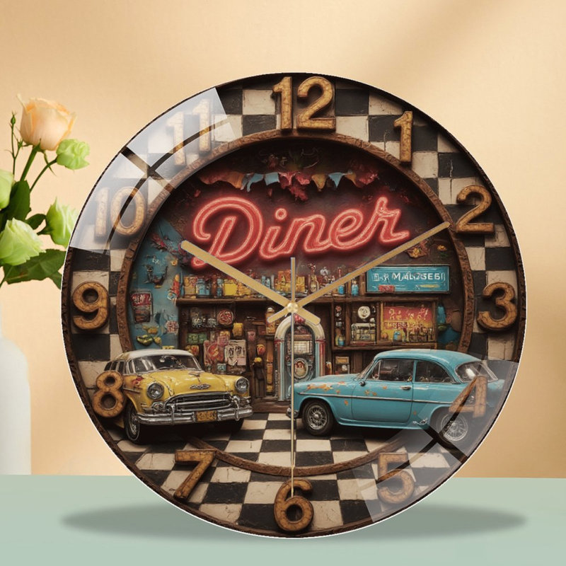 Horloge murale 12 po