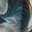 Tribal Fusion Marble Motif II - Rideau occultant en marbre marbré abstrait - 1 panneau-107539156