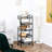5 Tier Utility Rolling Cart(No Include Stool)