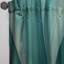 Teal Twist Tranquility Spiral III - Rideau en spirale - Rideau abstrait obscurcissant - 1 panneau-107580733
