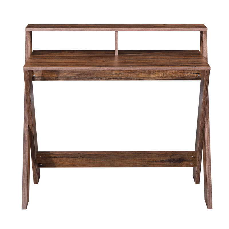Ryiah Computer Desk with Storage Shelf