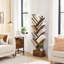9-Tier Bookcase Tree Bookshelf with Drawer