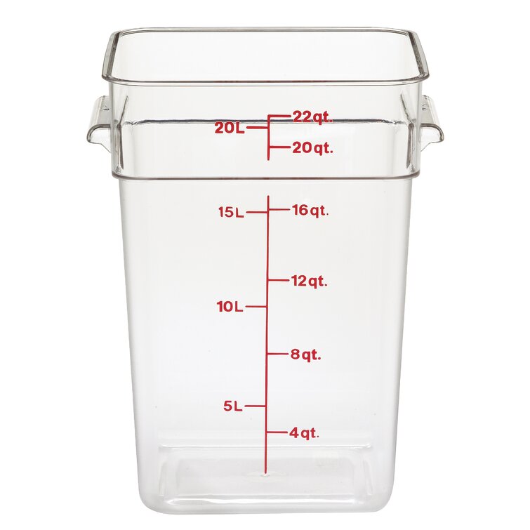 Cambro 6 Qt Square Storage Container