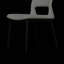 Ensemble de 2 chaises de salle à manger minimalistes avec pieds en métal pour les restaurants, les cuisines et les bureaux