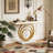 Narrow Entryway Sofa Table with Ring Base
