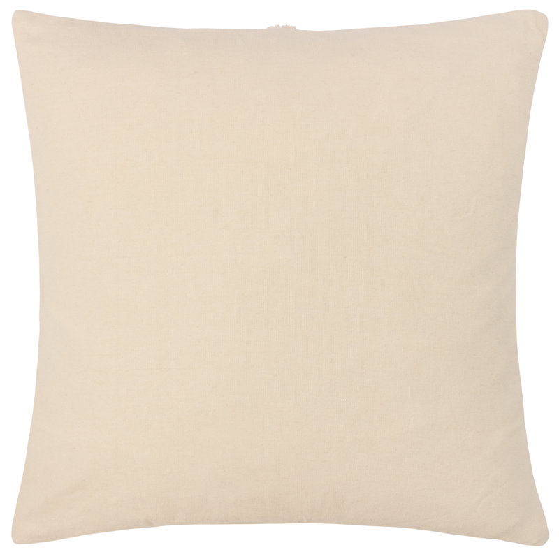 Dakota Floral Square Throw Cushion, Cream