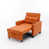 Tissu orange est en rupture de stock