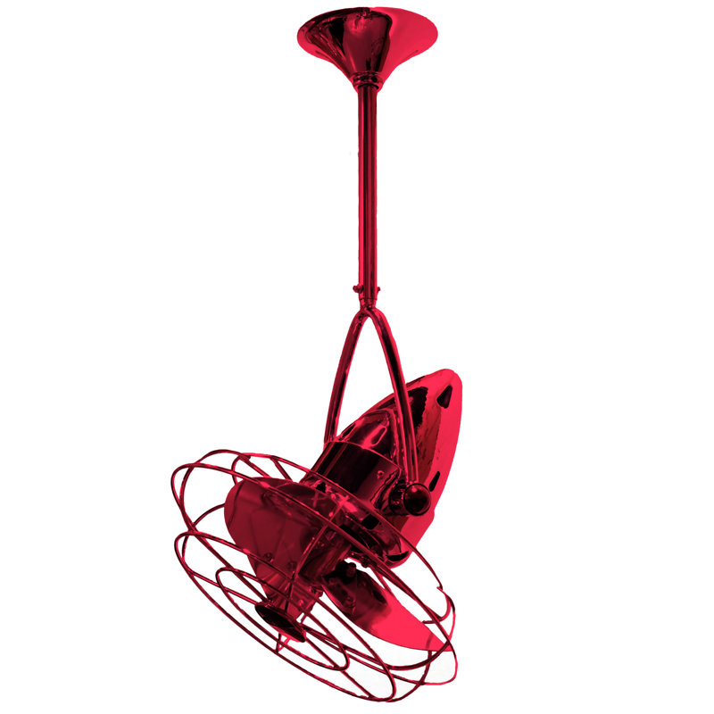 13" Jarold 3 Blade Ceiling Fan, Rubi