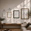 Wildflower Scatter Botanical - Framed Print-747492576-747492579