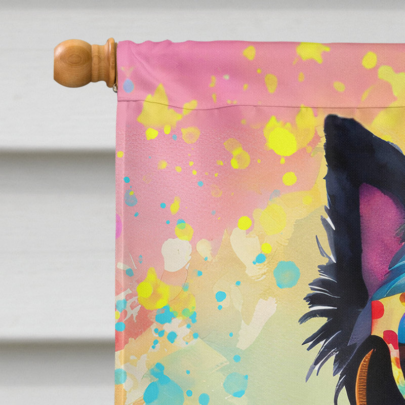 Drapeau de la maison Hippie Dawg, Terrier écossais orange
