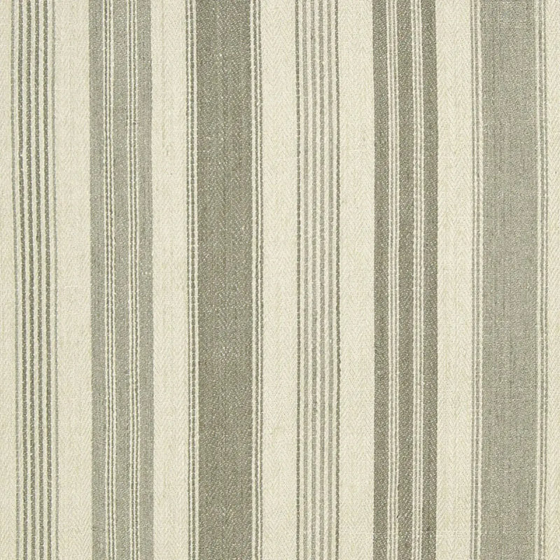 Tissu à rayures Montauban, Colombe / brume