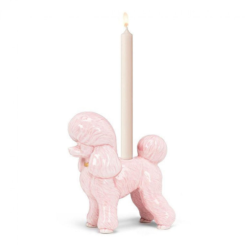 Porte-bougie Poodle
