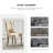 Classic Upholstered Dining Chair with Button Tufting and Nail Head Decoration, an Ideal Choice for Traditional Dining Spaces(Beige)-1631026393-1631026392