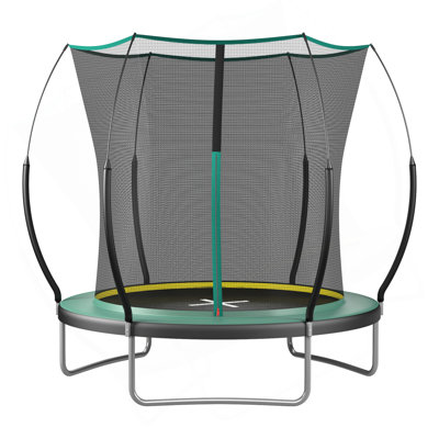 8FT Springfree No Gap Trampoline- Green